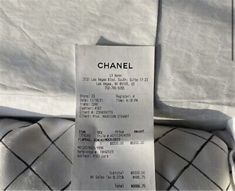 chanel receipt buy|chanel serial decoder.